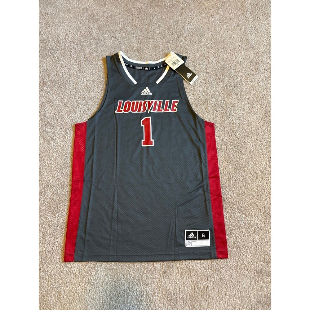 Louisville Cardinals NWT Adidas Men’s Basketball Jersey Size Medium